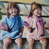 Sisters, 18" x 24", acrylic on canvas