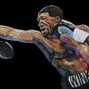 Winky Wright, 10" x 20", acrylic on gallery canvas