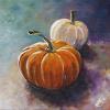 Pumpkin Study, 10" x 10", acrylic on canvas