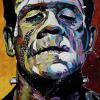 Frankenstein Monster No. 7, 18" x 36", acrylic on canvas