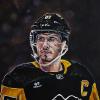 Sidney Crosby, 24" x 30", acrylic on canvas